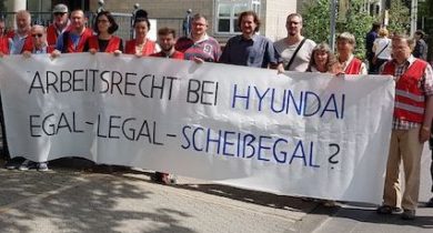 Union Busting bei HYUNDAI: Solidarität zeigen, Betriebsrat stärken