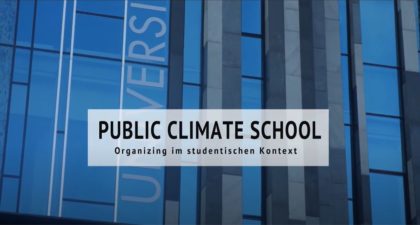 Dokumentation: Organizing im Studentischen Kontext | Fridays For Future